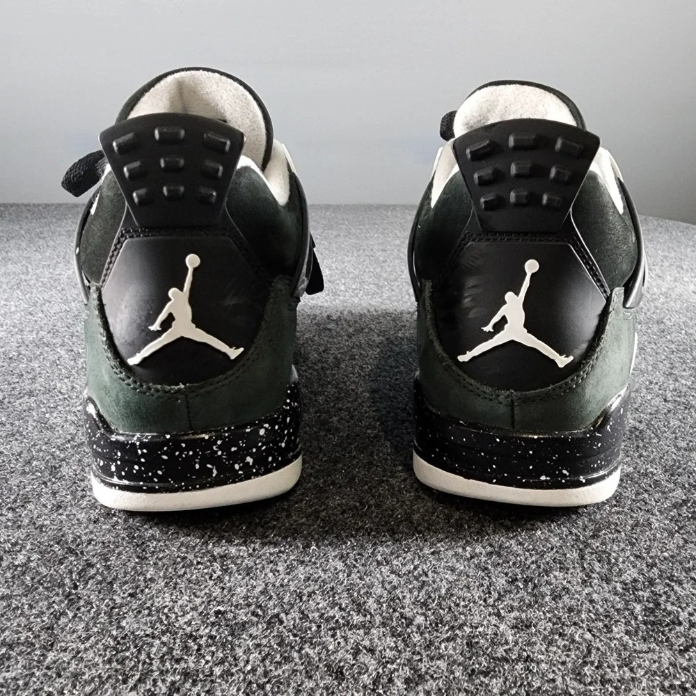 Air Jordan 4 Retro SE Fear 2024 Black White Cool Grey FQ8138-002 Mens Size 8‎